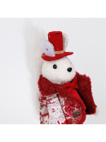 ΣΚΙΟΥΡΟΣ ΜΕ ΜΠΟΡΝΤΟ ΡΟΥΧΑ ΚΑΙ ΚΑΠΕΛΟ, 34cm