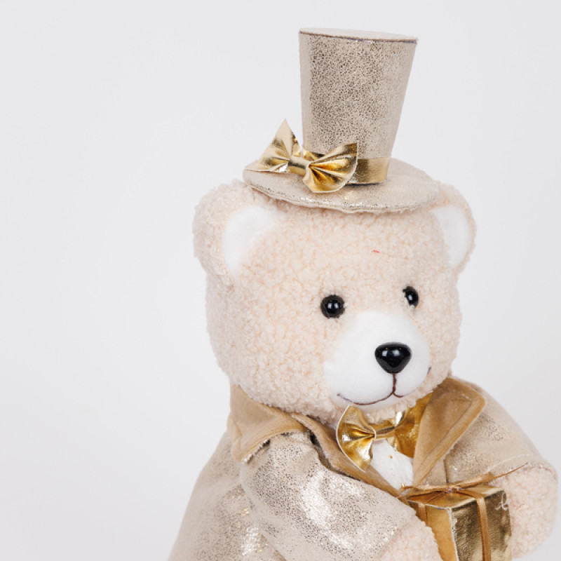 ΑΡΚΟΥΔΑΚΙ ΜΕ ΣΑΜΠΑΝΙ ΡΟΥΧΑ ΚΑΙ ΔΩΡΟ, 31cm