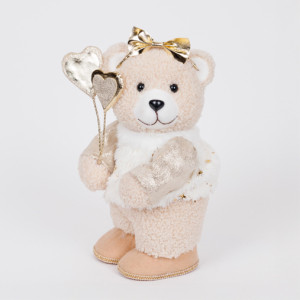 ΑΡΚΟΥΔΙΤΣΑ ΜΕ ΣΑΜΠΑΝΙ ΡΟΥΧΑ ΚΑΙ ΦΙΟΓΚΟ, 31cm