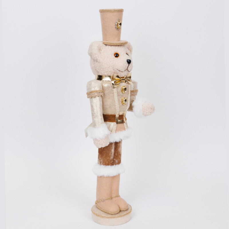 ΑΡΚΟΥΔΟΣ ΣΤΡΑΤΙΩΤΗΣ ΜΕ ΣΑΜΠΑΝΙ ΡΟΥΧΑ, 53cm