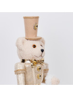 ΑΡΚΟΥΔΟΣ ΣΤΡΑΤΙΩΤΗΣ ΜΕ ΣΑΜΠΑΝΙ ΡΟΥΧΑ, 53cm