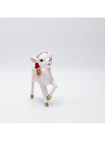 ΕΛΑΦΑΚΙ ΠΟΛΥΡΕΖΙΝ, ΡΟΖ, ΜΕ ΣΚΟΥΦΑΚΙ, 11.5x6x13.3cm