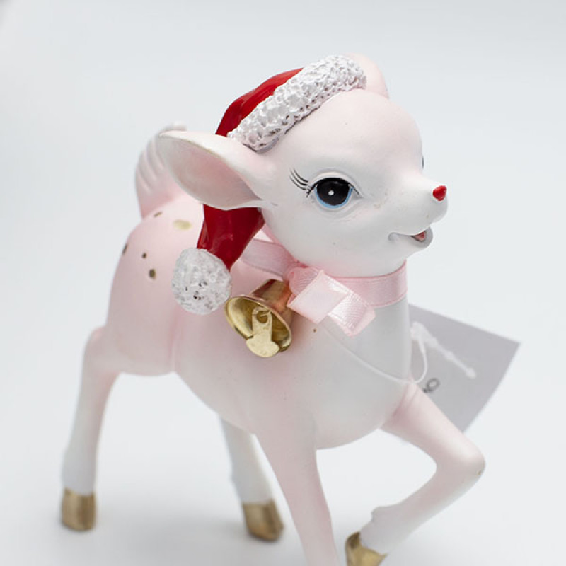 ΕΛΑΦΑΚΙ ΠΟΛΥΡΕΖΙΝ, ΡΟΖ, ΜΕ ΣΚΟΥΦΑΚΙ, 11.5x6x13.3cm