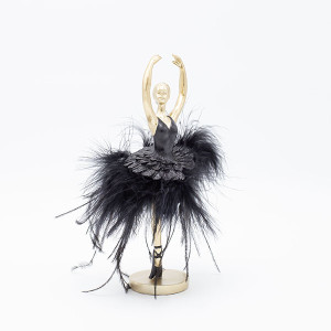 ΜΠΑΛΑΡΙΝΑ ΠΟΛΥΡΕΖΙΝ, ΠΙΡΟΥΕΤΑ, ΜΕ ΜΑΥΡΟ ΦΟΡΕΜΑ, 14x13x21.7cm