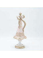 ΔΕΝΤΡΟ ΠΟΛΥΡΕΖΙΝ, ΡΟΖ ΝΤΕΓΚΡΑΝΤΕ, ΜΕ ΦΙΟΓΚΟ, 13x13x35.5cm