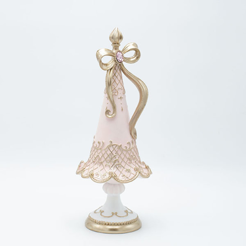 ΔΕΝΤΡΟ ΠΟΛΥΡΕΖΙΝ, ΡΟΖ ΝΤΕΓΚΡΑΝΤΕ, ΜΕ ΦΙΟΓΚΟ, 13x13x35.5cm