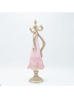 ΔΕΝΤΡΟ ΠΟΛΥΡΕΖΙΝ, ΡΟΖ ΝΤΕΓΚΡΑΝΤΕ, ΜΕ ΦΙΟΓΚΟ, 12.5x12.5x45.8cm