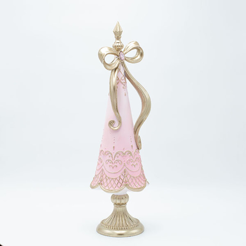 ΔΕΝΤΡΟ ΠΟΛΥΡΕΖΙΝ, ΡΟΖ ΝΤΕΓΚΡΑΝΤΕ, ΜΕ ΦΙΟΓΚΟ, 12.5x12.5x45.8cm