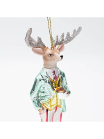 ΓΥΑΛΙΝΟ ΣΤΟΛΙΔΙ, ΤΑΡΑΝΔΟΣ, ΜΕ CΑΝDY ΡΟΥΧΟ, 16cm