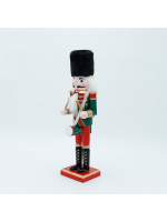 ΚΑΡΥΟΘΡΑΥΣΤΗΣ, ΚΟΚΚΙΝΟΣ ΠΡΑΣΙΝΟΣ, ΜΕ ΤΥΜΠΑΝΟ, 8.5x30.3cm