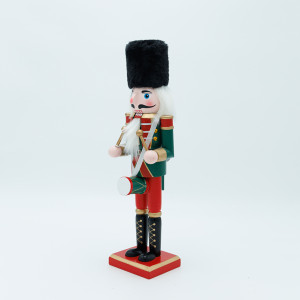 ΚΑΡΥΟΘΡΑΥΣΤΗΣ, ΚΟΚΚΙΝΟΣ ΠΡΑΣΙΝΟΣ, ΜΕ ΤΥΜΠΑΝΟ, 8.5x30.3cm