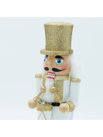 ΚΑΡΥΟΘΡΑΥΣΤΗΣ, ΛΕΥΚΟ ΧΡΥΣΟ, ΜΕ ΤΥΜΠΑΝΟ, 8x25cm