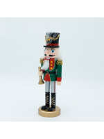 ΚΑΡΥΟΘΡΑΥΣΤΗΣ, ΠΡΑΣΙΝΟΣ, ΜΕ ΤΡΟΜΠΕΤΑ, 7.5x25cm