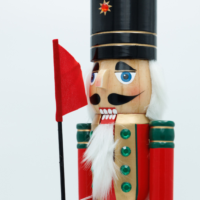 ΚΑΡΥΟΘΡΑΥΣΤΗΣ, ΚΟΚΚΙΝΟΣ, ΜΕ ΛΑΒΑΡΟ, 12x50cm