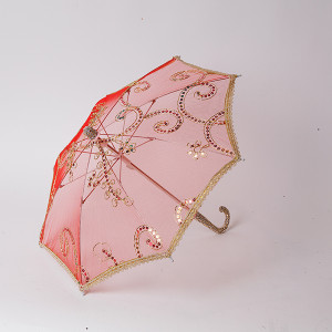 ΟΜΠΡΕΛΑ, ΚΟΚΚΙΝΗ ΟΡΓΑΝΤΖΑ, 41cm