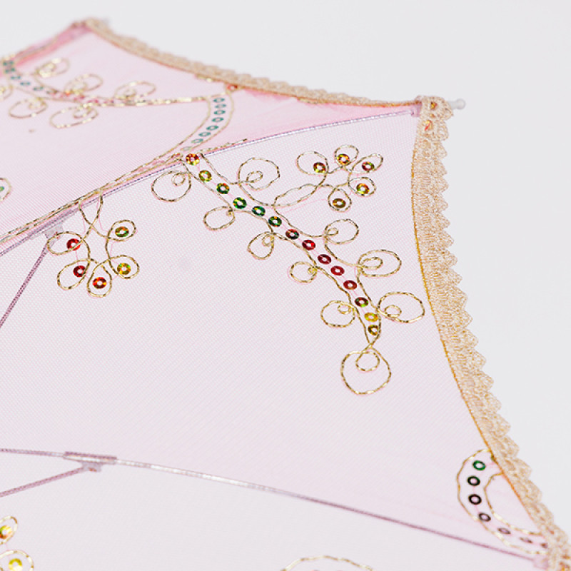 ΟΜΠΡΕΛΑ, ΡΟΖ ΟΡΓΑΝΤΖΑ, 41cm