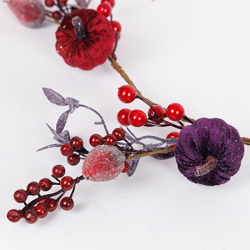 ΓΙΡΛΑΝΤΑ, ΜΕ ΜΠΟΡΝΤΟ ΚΑΙ ΣΚΟΥΡΟ ΜΩΒ ΚΟΛΟΚΥΘΕΣ, 120cm