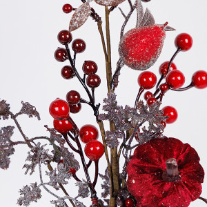 ΚΛΑΔΙ, ΜΕ ΜΠΟΡΝΤΟ ΚΑΙ ΣΚΟΥΡΟ ΜΩΒ ΚΟΛΟΚΥΘΕΣ, 60cm