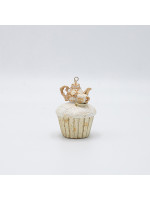 ΣΤΟΛΙΔΙ ΠΟΛΥΡΕΖΙΝ, CUPCAKE ΜΕ ΤΣΑΓΙΕΡΑ, ΣΑΜΠΑΝΙ, 5x7cm