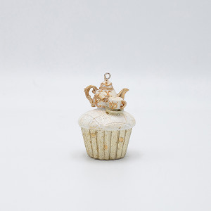 ΣΤΟΛΙΔΙ ΠΟΛΥΡΕΖΙΝ, CUPCAKE ΜΕ ΤΣΑΓΙΕΡΑ, ΣΑΜΠΑΝΙ, 5x7cm