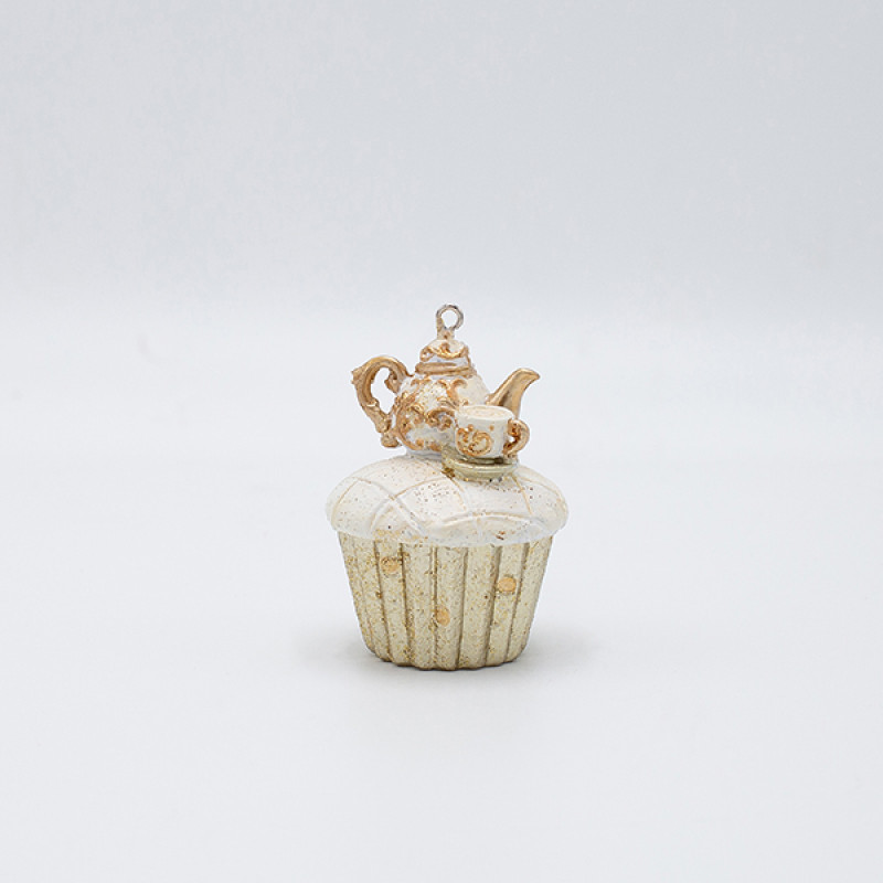 ΣΤΟΛΙΔΙ ΠΟΛΥΡΕΖΙΝ, CUPCAKE ΜΕ ΤΣΑΓΙΕΡΑ, ΣΑΜΠΑΝΙ, 5x7cm