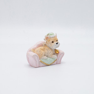 ΣΤΟΛΙΔΙ ΠΟΛΥΡΕΖΙΝ, ΣΚΥΛΑΚΙ ΣΕ ΚΑΝΑΠΕ, ΠΑΛ ΧΡΩΜΑ, 7x5.5cm