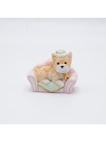 ΣΤΟΛΙΔΙ ΠΟΛΥΡΕΖΙΝ, ΣΚΥΛΑΚΙ ΣΕ ΚΑΝΑΠΕ, ΠΑΛ ΧΡΩΜΑ, 7x5.5cm