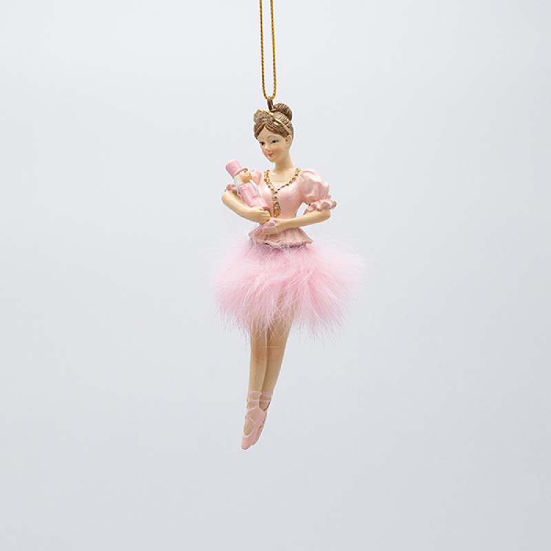 ΣΤΟΛΙΔΙ ΠΟΛΥΡΕΖΙΝ, ΜΠΑΛΑΡΙΝΑ ΜΕ ΚΑΡΥΟΘΡΑΥΣΤΗ, ΡΟΖ, 4x12.5cm