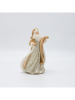 ΔΙΑΚΟΣΜΗΤΙΚΟ ΠΟΛΥΡΕΖΙΝ, ΑΓΙΟΣ ΒΑΣΙΛΗΣ ΜΕ ΛΙΣΤΑ ΔΩΡΩΝ, ΣΑΜΠΑΝΙ, 9x15cm