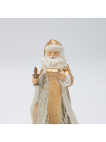 ΔΙΑΚΟΣΜΗΤΙΚΟ ΠΟΛΥΡΕΖΙΝ, ΑΓΙΟΣ ΒΑΣΙΛΗΣ ΜΕ ΛΙΣΤΑ ΔΩΡΩΝ, ΣΑΜΠΑΝΙ, 9x15cm