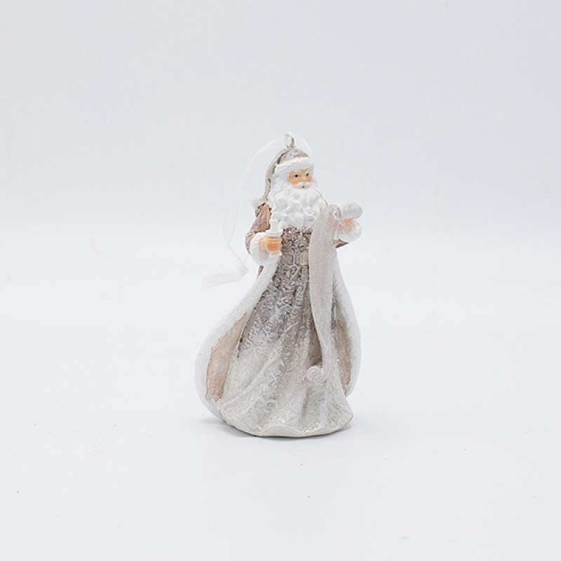 ΣΤΟΛΙΔΙ ΠΟΛΥΡΕΖΙΝ, ΑΓΙΟΣ ΒΑΣΙΛΗΣ ΜΕ ΛΙΣΤΑ ΔΩΡΩΝ, ΡΟΖ ΑΠΑΛΟ, 6x10.5cm