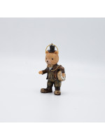 ΣΤΟΛΙΔΙ ΠΟΛΥΡΕΖΙΝ, ΑΡΚΟΥΔΑΚΙ VINTAGE ΜΕ ΡΟΛΟΙ, 5x9.5cm