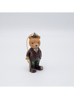 ΣΤΟΛΙΔΙ ΠΟΛΥΡΕΖΙΝ, ΑΚΡΟΥΔΑΚΙ VINTAGE ΜΕ ΜΠΑΣΤΟΥΝΙ, 4.5x9.5cm