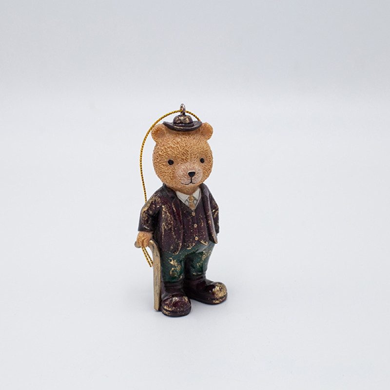 ΣΤΟΛΙΔΙ ΠΟΛΥΡΕΖΙΝ, ΑΚΡΟΥΔΑΚΙ VINTAGE ΜΕ ΜΠΑΣΤΟΥΝΙ, 4.5x9.5cm