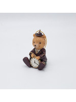 ΣΤΟΛΙΔΙ ΠΟΛΥΡΕΖΙΝ, ΑΡΚΟΥΔΑΚΙ ΚΑΘΙΣΤΟ VINTAGE ΜΕ ΡΟΛΟΙ, 5x7.5cm