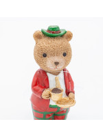 ΔΙΑΚΟΣΜΗΤΙΚΟ ΠΟΛΥΡΕΖΙΝ, ΑΡΚΟΥΔΑΚΙ VINTAGE ΜΕ ΦΛΥΤΖΑΝΑΚΙ, 6x12.5cm