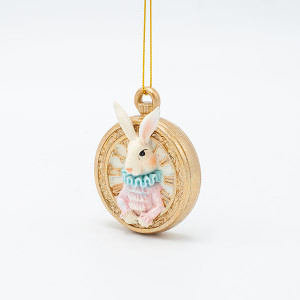 ΣΤΟΛΙΔΙ ΠΟΛΥΡΕΖΙΝ, ΡΟΛΟΙ ΜΕ ΛΑΓΟ, ΧΡΥΣΟ ΡΟΖ, 5.5x7cm