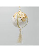 ΒΕΛΟΥΔΙΝΗ ΜΠΑΛΑ, ΜΠΕΖ, ΜΕ ΛΟΥΛΟΥΔΙΑ ΚΑΙ ΦΟΥΝΤΑ, 10cm