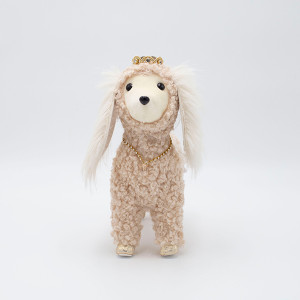 ΣΚΥΛΑΚΙ ΠΡΙΓΚΙΠΙΣΣΑ, TEDDY ΜΠΕΖ, 23x25cm