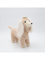 ΣΚΥΛΑΚΙ ΠΡΙΓΚΙΠΙΣΣΑ, TEDDY ΜΠΕΖ, 23x25cm