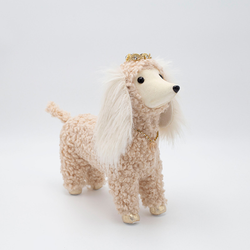 ΣΚΥΛΑΚΙ ΠΡΙΓΚΙΠΙΣΣΑ, TEDDY ΜΠΕΖ, 23x25cm