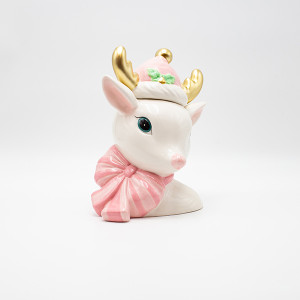 ΜΠΙΣΚΟΤΙΕΡΑ ΕΛΑΦΑΚΙ, ΜΕ ΧΡΥΣΑ ΚΕΡΑΤΑ, ΔΙΑΚΟΣΜΗΤΙΚΗ, 23x28cm