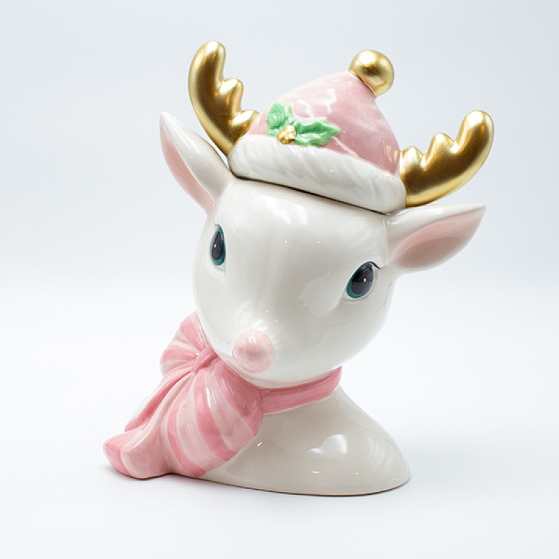 ΜΠΙΣΚΟΤΙΕΡΑ ΕΛΑΦΑΚΙ, ΜΕ ΧΡΥΣΑ ΚΕΡΑΤΑ, ΔΙΑΚΟΣΜΗΤΙΚΗ, 23x28cm