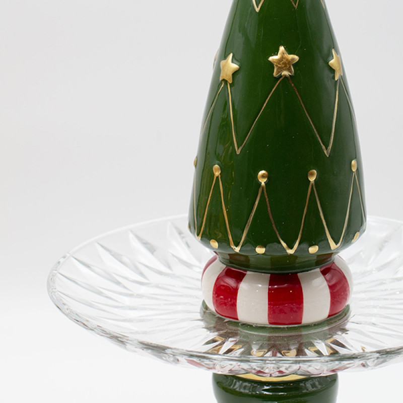 ΠΙΑΤΕΛΑ, ΧΡΙΣΤΟΥΓΕΝΝΙΑΤΙΚΟ ΔΕΝΤΡΟ, ΔΙΑΚΟΣΜΗΤΙΚΗ, 24.7x40.2cm