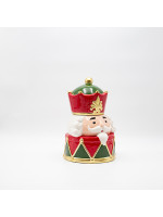 ΜΠΙΣΚΟΤΙΕΡΑ, ΚΑΡΥΟΘΡΑΥΣΤΗΣ, ΠΡΑΣΙΝΟ ΚΟΚΚΙΝΟ, ΔΙΑΚΟΣΜΗΤΙΚΗ, 18x27.3cm