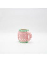 ΚΟΥΠΑ, ΠΟΥΛΟΒΕΡ, ΡΟΖ ΜΕ ΧΡΥΣΑ ΑΣΤΕΡΑΚΙΑ, ΔΙΑΚΟΣΜΗΤΙΚΗ, 15.1x12.1cm