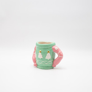 ΚΟΥΠΑ, ΠΟΥΛΟΒΕΡ, ΜΕΝΤΑ ΜΕ ΧΡΥΣΑ ΔΕΝΤΡΑΚΙΑ, ΔΙΑΚΟΣΜΗΤΙΚΗ, 15.5x12.2cm