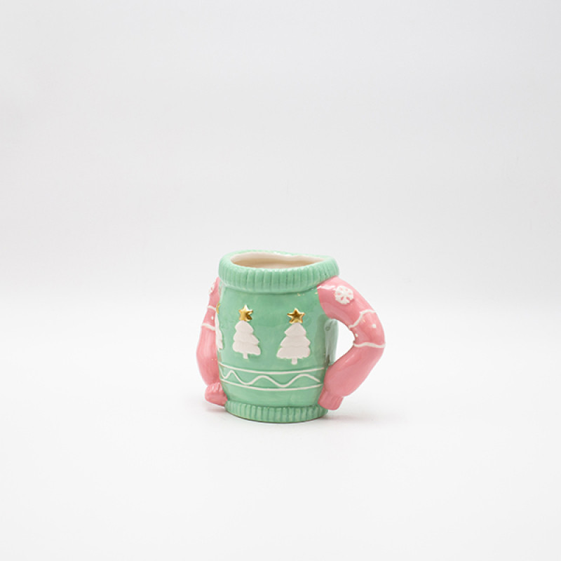 ΚΟΥΠΑ, ΠΟΥΛΟΒΕΡ, ΜΕΝΤΑ ΜΕ ΧΡΥΣΑ ΔΕΝΤΡΑΚΙΑ, ΔΙΑΚΟΣΜΗΤΙΚΗ, 15.5x12.2cm