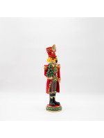 ΣΚΥΛΑΚΙ ΣΤΡΑΤΙΩΤΗΣ ΜΕ ΔΕΝΤΡΑΚΙ, ΚΟΚΚΙΝΟ, ΠΟΛΥΡΕΖΙΝ, 11.5x36.5cm