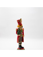 ΣΚΥΛΑΚΙ ΣΤΡΑΤΙΩΤΗΣ ΜΕ ΔΕΝΤΡΑΚΙ, ΚΟΚΚΙΝΟ, ΠΟΛΥΡΕΖΙΝ, 11.5x36.5cm